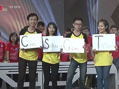 Đáp án "Con Sâu Gặm Tiền" bị ám chỉ thành "CSGT" trong chương trình SV 2016 gây tranh cãi