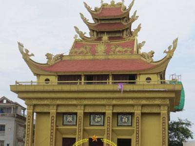 Cận cảnh lăng mộ lớn nhất Việt Nam của đại gia bia Thái Bình