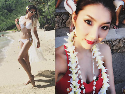 Ngọc Quyên nóng bỏng khoe body hoàn hảo ở Hawaii