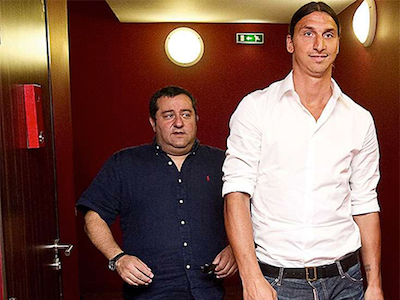 Raiola: "Ibrahimovic thích tôi, vì từng bị tôi mắng là đống phân"