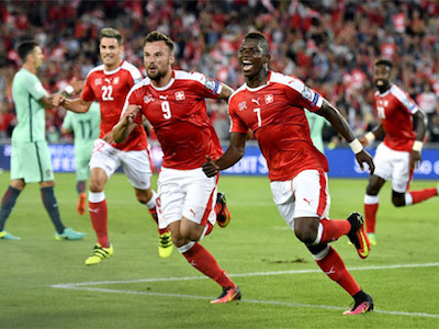 Bồ Đào Nha thua Thụy Sĩ trong trận mở màn vòng loại World Cup