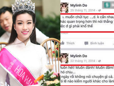Hoa hậu Mỹ Linh lên tiếng khi bị tố văng tục với bạn trai