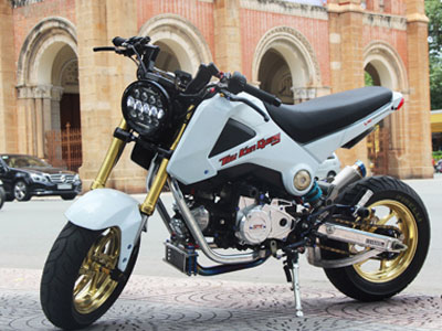Honda MSX 125 độ hơn 500 triệu của biker Bạc Liêu
