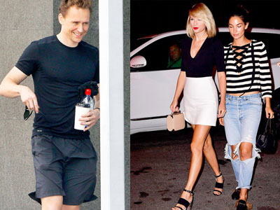 Tom Hiddleston cười tươi sau khi chia tay Taylor Swift