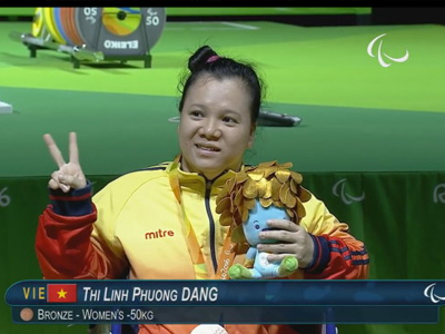 Đô cử Đặng Thị Linh Phượng đoạt HCĐ Paralympic 2016