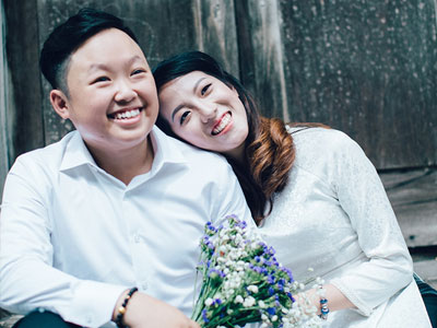 Bộ ảnh cưới của cặp đôi sinh cùng ngày cùng tháng cùng năm