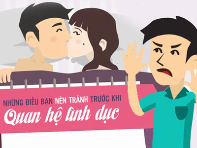 Những điều nên tránh trước khi "yêu"