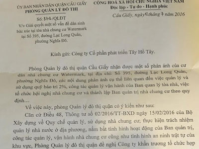 Hà Nội: Mua chung cư giá "vàng ròng", tập thể cư dân "vỡ mộng" kêu cứu