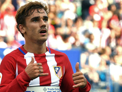 Griezmann lập cú đúp, san bằng cách biệt bàn thắng với Messi và Suarez