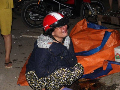 Hàng trăm tiểu thương khóc ròng sau vụ cháy kinh hoàng ở Hà Tĩnh