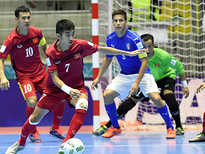 Tuyển futsal Việt Nam đã chiến đấu với "200 phần trăm khả năng"