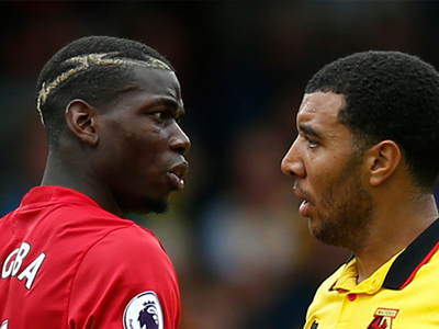 Cầu thủ Watford ăn mừng như trêu ngươi Pogba