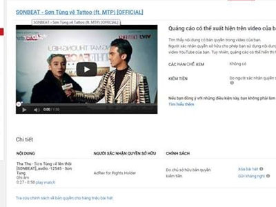 Người tạo ra Tha Thu bị YouTube cảnh cáo bản quyền