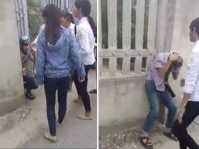 Nhóm nữ sinh Thanh Hóa cầm gậy đánh hội đồng bạn nam