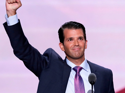 Con trai Donald Trump gây sốc vì ví người tị nạn với kẹo độc