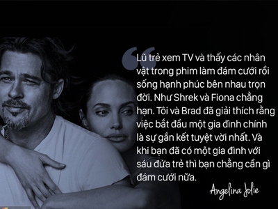 12 năm qua, Angelina đã luôn nói về Brad: "Anh ấy không chỉ là tình yêu, anh ấy là mái ấm"