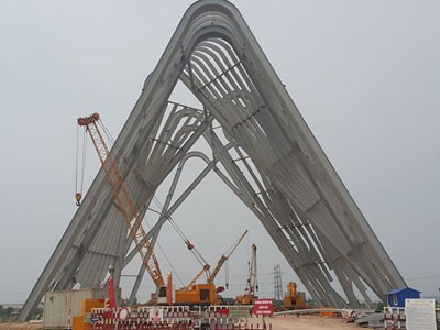 Ảnh: Lộ diện cổng chào tỉnh Quảng Ninh “khủng” nhất Việt Nam