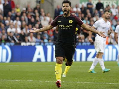 Aguero tỏa sáng, M.C thắng trận thứ 6 liên tiếp