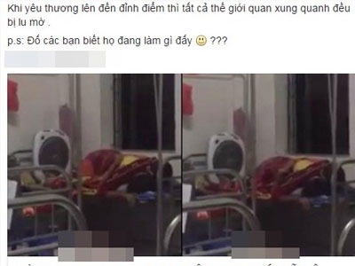 Đôi nam nữ quan hệ trên giường bệnh và chuyện thiếu tế nhị