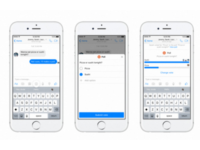 Facebook Messenger thử nghiệm tính năng bình chọn trong nhóm chat
