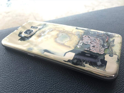 Samsung Galaxy S7 Edge bốc cháy tại Philippines