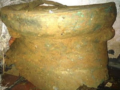 Đào móng nhà, phát hiện trống đồng cổ 2.000 năm tuổi