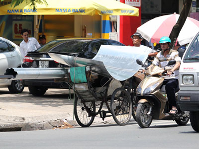 "Thần chết" di động trên phố Sài Gòn