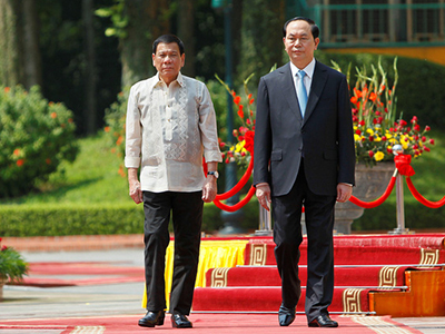 Báo chí Philippines viết về chuyến thăm của Tổng thống Duterte tới Việt Nam