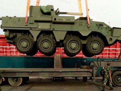 Indonesia nhận lô xe bọc thép BTR-4M đầu tiên