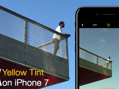 Khắc phục tạm thời màn hình iPhone 7 và 7 Plus bị ám vàng