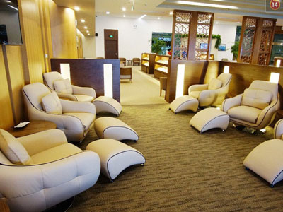 Cận cảnh phòng khách hạng thương gia mới của Vietnam Airlines ở Nội Bài