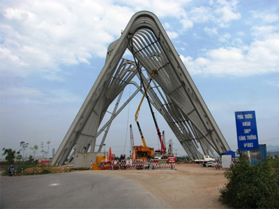 Cổng chào hai trăm tỷ ở Quảng Ninh