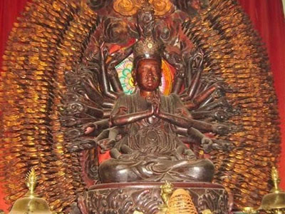 Tìm thấy tượng Phật nghìn tay nghìn mắt bị trộm