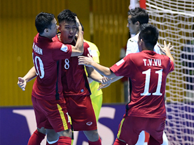 Bàn thắng của Minh Trí đẹp thứ hai giải World Cup Futsal 2016