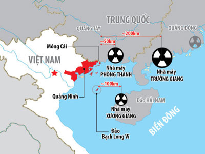 Không được chủ quan với nhà máy điện hạt nhân Trung Quốc
