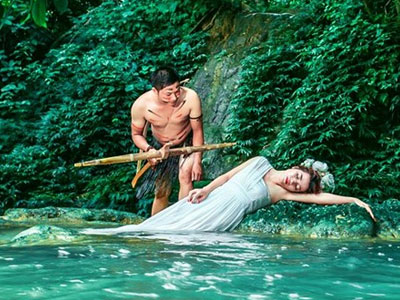 Ảnh cưới phong cách thổ dân của đôi trẻ Ninh Bình