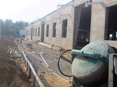 Chưa xin phép xây dựng đã xong phần thô nhà máy