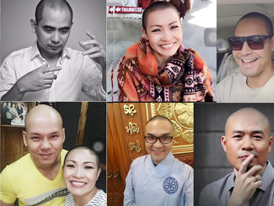 "Đội quân đầu trọc" nổi nhất Hệ mặt trời của showbiz Việt