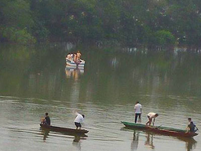 Phát hiện thi thể Trung uý công an trên sông Ngàn Trươi