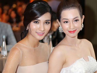 Kim Tuyến, Quỳnh Chi đọ nhan sắc của "gái một con"