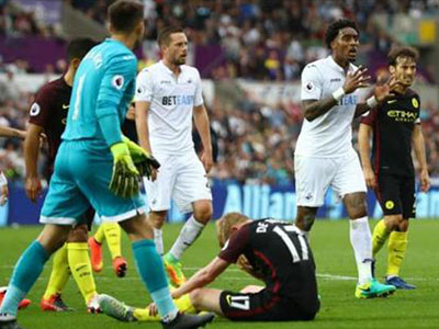 Man City nhận tin vui từ chấn thương của De Bruyne