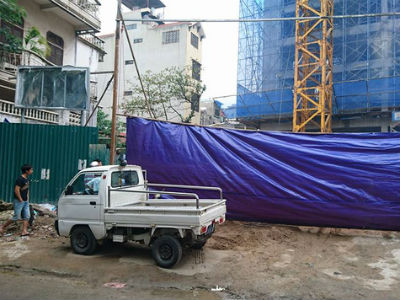 Tạm đình chỉ công trình bị sập giàn giáo khiến 2 người tử vong
