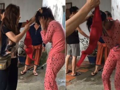Người dì giật tóc, lột áo ngực nữ sinh vì dám đánh cháu mình