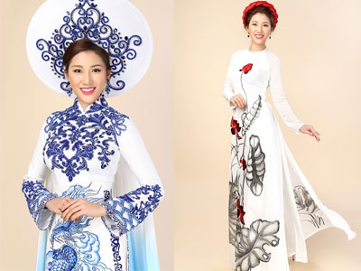 Trang phục truyền thống của đại diện Việt ở HH Liên lục địa