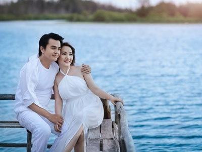 Ảnh cưới lãng mạn của diễn viên Cao Minh Đạt