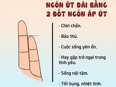 Cầm bàn tay phụ nữ, nhìn ngón út là biết ngay tương lai cuộc hôn nhân sướng hay khổ!