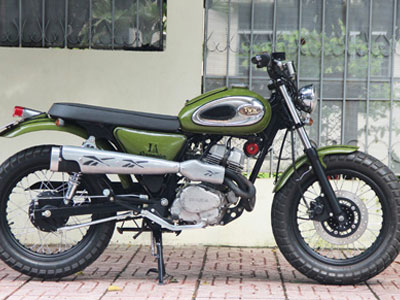 Thợ Việt "độ" Honda Custom LA250 phong cách scrambler