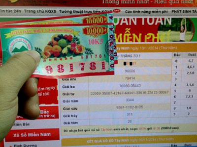 Xổ số TP HCM được kinh doanh số bóc, cào, lô tô