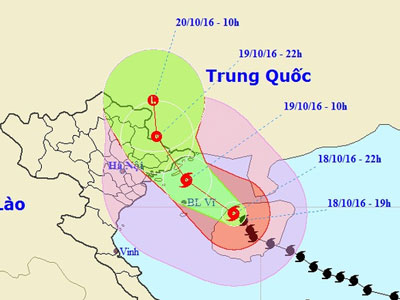 Sáng nay, bão vào vùng biển Quảng Ninh - Hải Phòng