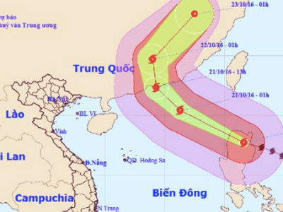 Siêu bão Haima chuẩn bị vào biển Đông thành bão số 8